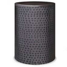 Load image into Gallery viewer, Corbin - Hammered Metal Side Table
