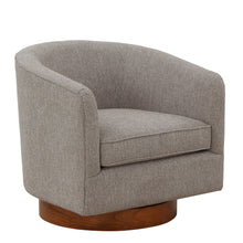 Load image into Gallery viewer, Miramar - Swivel Barrel Chair With Wooden Base
