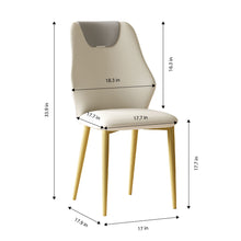 Load image into Gallery viewer, Dining Chairs (Set of 2) - Beige / Gray
