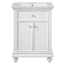Load image into Gallery viewer, Modern Bathroom Vanity With Tip-Out Drawer And Soft-Close Hinges
