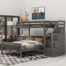 Load image into Gallery viewer, Loft Bed With Staircase And Storage
