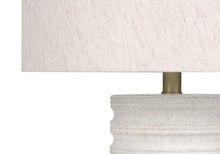 Load image into Gallery viewer, Cylinder Table Lamp With Drum Shade - Cream
