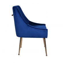 Load image into Gallery viewer, Dining Chairs (Set of 2) - Blue / Gold
