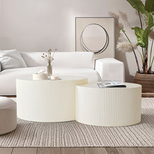 Load image into Gallery viewer, Wave Stripe Nesting Coffee Table (Set of 2)
