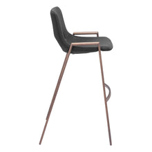Load image into Gallery viewer, Steel Low Back Bar Height Bar Chairs (Set of 2) - Black And Brown

