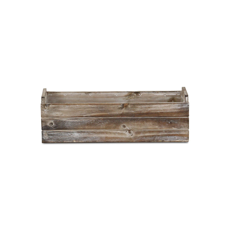 Rectangular Planter Box (638092) - Brown