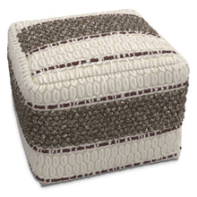 Load image into Gallery viewer, Grady - Handcrafted Square Pouf
