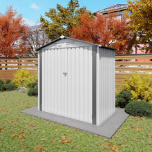 Load image into Gallery viewer, Garden Tool Shed Metal Storage Shed With Peaked Roof Waterproof Lockable Door
