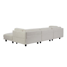 Load image into Gallery viewer, U_STYLE Upholstery Convertible Sectional Sofa, L Shaped Couch with Reversible Chaise
