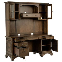 Load image into Gallery viewer, Stigham - 5 Drawer Credenza With Hutch - Oak
