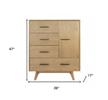 Load image into Gallery viewer, Solid Wood Four Drawer Gentlemans Chest - Walnut
