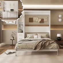 Load image into Gallery viewer, Multifunctional Vertical Murphy Wall Bed
