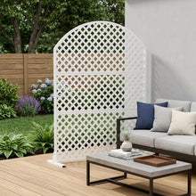 Load image into Gallery viewer, Three Panel Screen Room Divider (720193) - White
