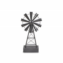 Load image into Gallery viewer, Windmill Hand Painted Sculpture - Gray
