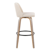 Load image into Gallery viewer, Toriano - Contemporary Fixed Height Barstool With Swivel With Round Footrest Comfort And Style (Set of 2)
