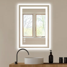 Load image into Gallery viewer, 24" Frameless Bathroom Vanity Mirror - White
