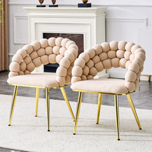 Load image into Gallery viewer, Puffy Bubble, Ball Chain Chairs For Dining Room (Set of 2)
