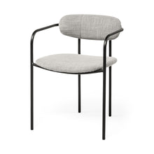 Load image into Gallery viewer, Fabric Dining Arm Chairs (Set of 2) - Gray
