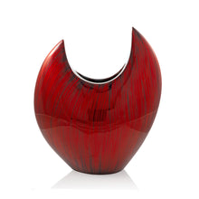 Load image into Gallery viewer, Striped Table Vase - Red
