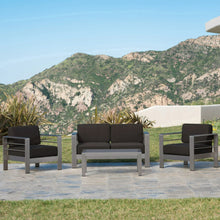 Load image into Gallery viewer, Cape Coral - 4 Pieces Outdoor Patio Chat Set
