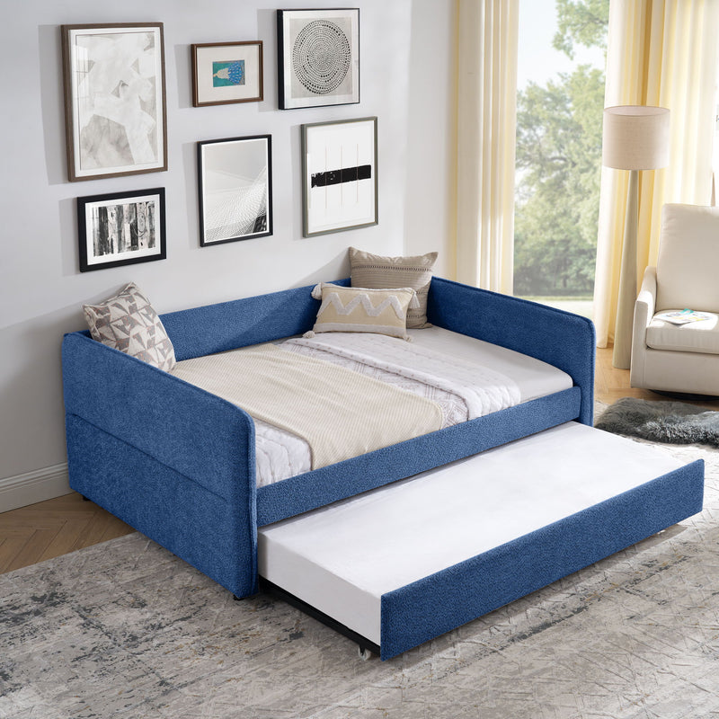 Upholstered Daybed With Pop Up Trundle