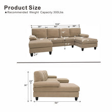 Load image into Gallery viewer, U-Shaped Sofa With Dual Chaise
