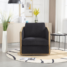Load image into Gallery viewer, Corduroy Barrel Chair, 360 Degree Swivel
