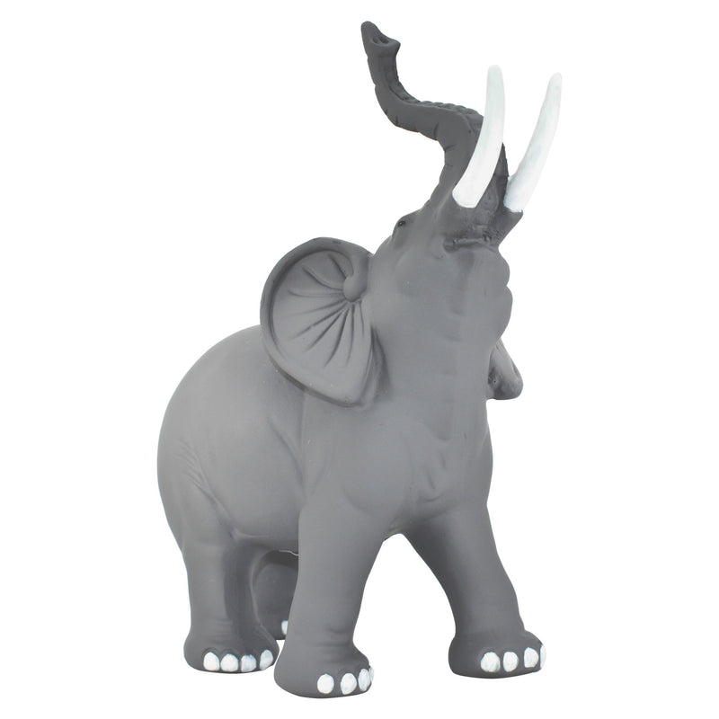 Elephant Tabletop Sculpture - Stone / White