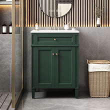 Load image into Gallery viewer, Bathroom Vanity With 2 Doors And Tip Out Drawer, Soft Closing Hinges
