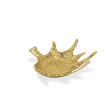 Load image into Gallery viewer, 10" Antler Cast Iron Vanity Tray - Gold
