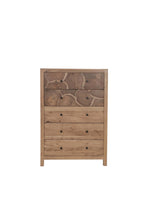 Load image into Gallery viewer, Live Edge Five Drawer Dresser - Brown
