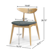 Load image into Gallery viewer, Ergonomic Back Dining Chairs (Set of 2)
