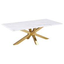 Load image into Gallery viewer, Maciel - 2 Piece Marble Coffee And End Table Set With Base Marble - White Marble
