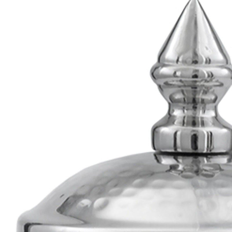 Tweed Decorative Canisters (Set of 2) - Silver