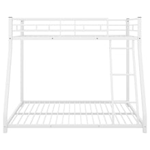 Load image into Gallery viewer, Metal Floor Bunk Bed, Twin over Full,White(OLD SKU:MF193244AAK)
