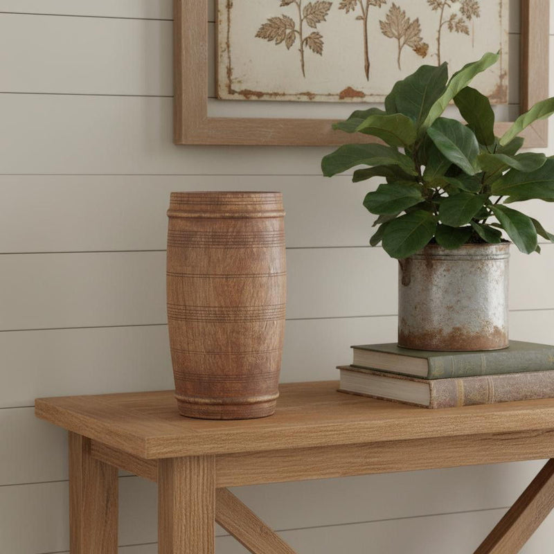 Cylinder Table Vase (608367) - Brown