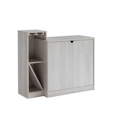 Load image into Gallery viewer, Bar Cabinet, Wine Bottle Storage Display Kitchen Cabinet, Holds 4 Wine Bottles - White Oak
