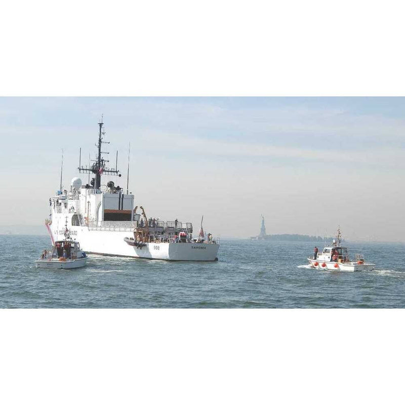 Hand Painted Model Boat (624511) - White