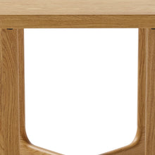 Load image into Gallery viewer, 24" Solid Wood Square Cross Legs End Table - Natural
