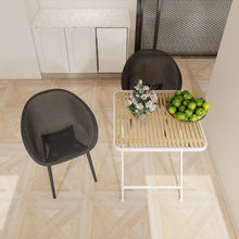 Load image into Gallery viewer, 2 Pack Lounge Chair Set &amp; Folding Square Table
