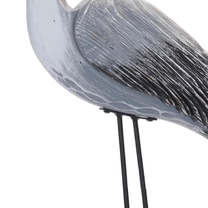 Bird Figurine - Black / White
