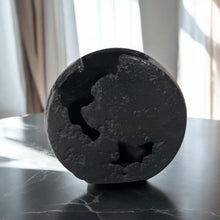 Load image into Gallery viewer, Hammered Round Table Vase - Black
