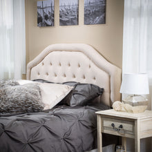 Load image into Gallery viewer, Angelica - Adjustable King / California King Tufted Headboard - Beige

