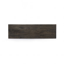 Load image into Gallery viewer, Solid Wood Distressed Pedestal Console Table - Brown
