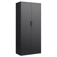 Load image into Gallery viewer, 2 Door File Cabinet With Lock, 4 Adjustable Shelves, Heavy-Duty
