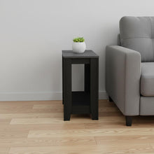 Load image into Gallery viewer, 22" End Table With Shelf - Black And Gray
