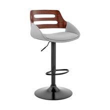 Load image into Gallery viewer, 43" Swivel Low Back Adjustable Height Bar Chair - Gray
