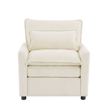 Load image into Gallery viewer, Modern Single Seat Accent Chair With Side Storage Pockets
