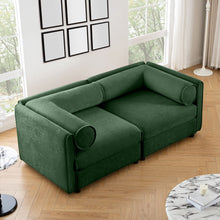 Load image into Gallery viewer, Stylish Sofa With Storage Seat And Cylindrical Backrest
