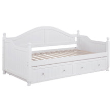 Load image into Gallery viewer, Twin Daybed With Trundle Storage Bed - White
